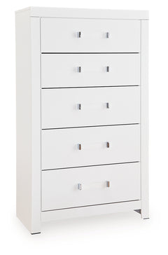 Maeling White Chest of Drawers - Ornate Home