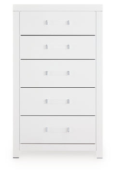 Maeling White Chest of Drawers - Ornate Home