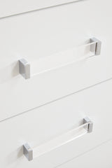 Maeling White Chest of Drawers - Ornate Home