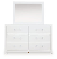 Maeling White Dresser and Mirror - Ornate Home
