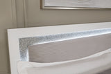 Maeling White King Upholstered Panel Bed (Online Special Price) - Ornate Home