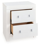 Maeling White Nightstand (Online Special Price) - Ornate Home