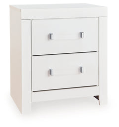 Maeling White Nightstand - Ornate Home