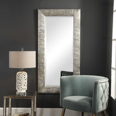 Maeona Metallic Silver Mirror - Ornate Home