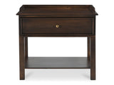 Maeve Dark Brown Nightstand - Ornate Home