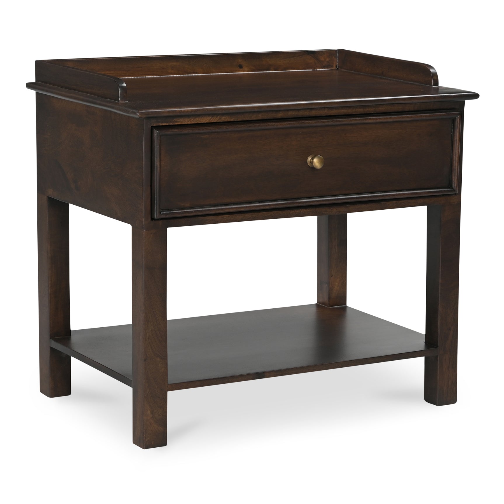 Maeve Dark Brown Nightstand - Ornate Home