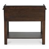 Maeve Dark Brown Nightstand - Ornate Home