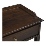 Maeve Dark Brown Nightstand - Ornate Home