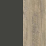 Maeve Distressed Pine 70-inch 3-shelf Bookcase with Drawers - Ornate Home