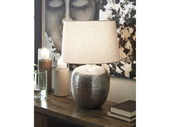 Magalie Antique Silver Table Lamp (Set of 2) - Ornate Home