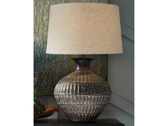 Magan Antique Bronze Table Lamp (Set of 2) - Ornate Home