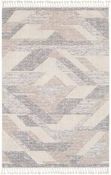 Magazine Geometric High/Low Pile Rug with Tassels - Clearance - Ornate Home