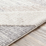 Magazine Geometric High/Low Pile Rug with Tassels - Clearance - Ornate Home