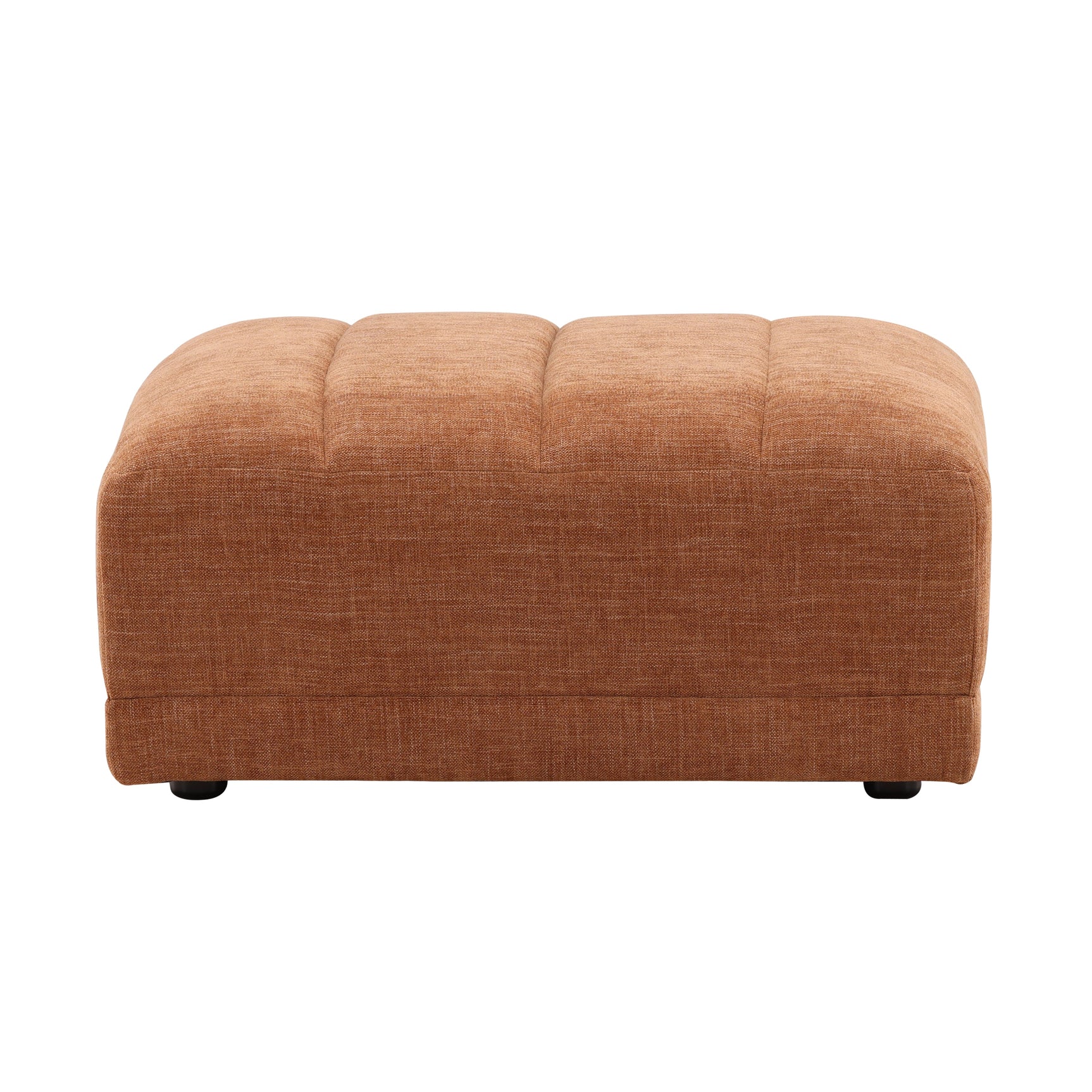 Magda Terracotta Ottoman - Ornate Home