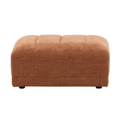 Magda Terracotta Ottoman - Ornate Home