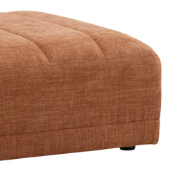 Magda Terracotta Ottoman - Ornate Home