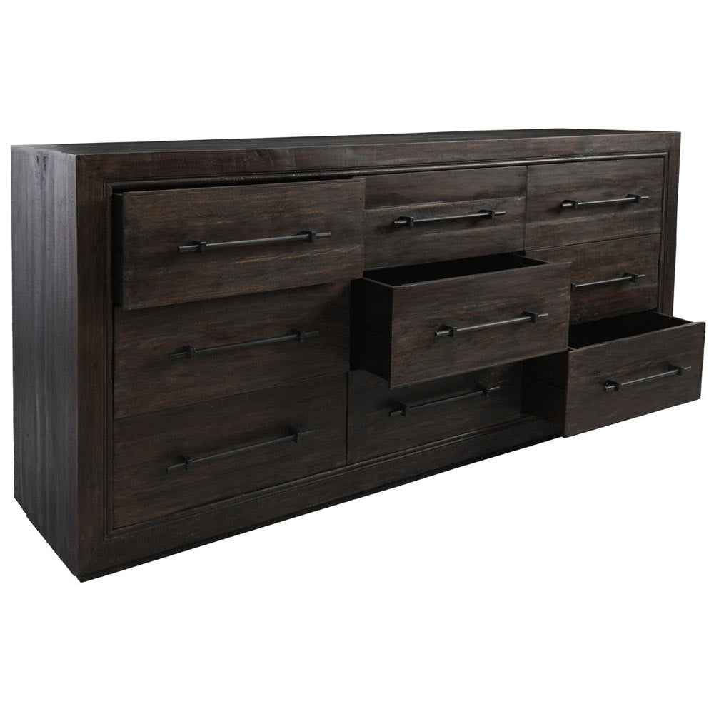 Magdalena Dark Brown Dresser - Ornate Home