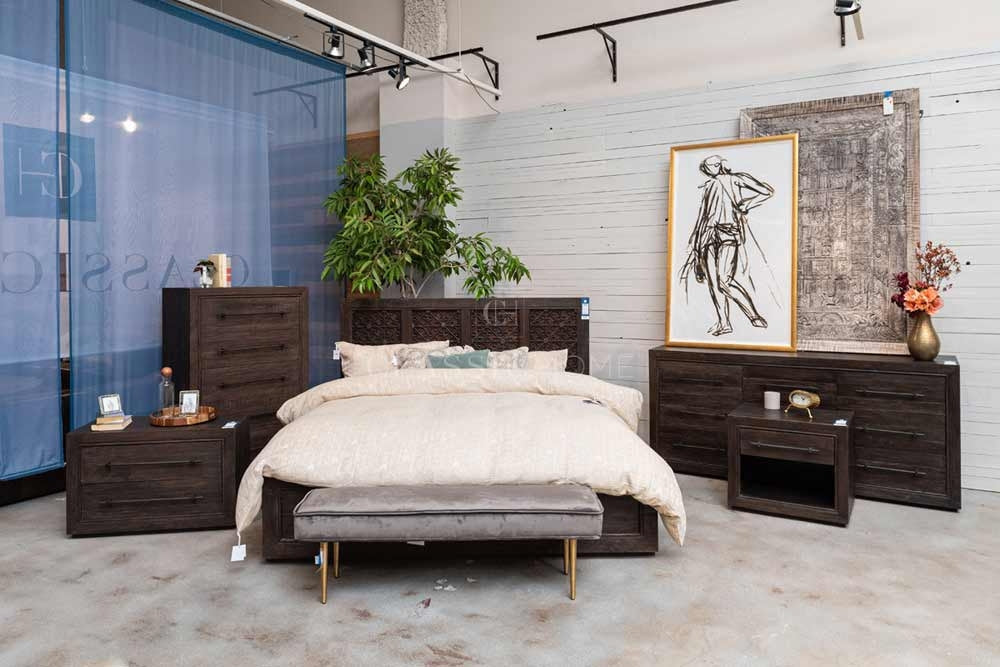 Magdalena Dark Brown Dresser - Ornate Home