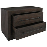 Magdalena Dark Brown Nightstand - Ornate Home