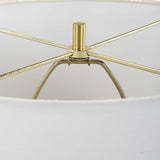 Magdaline Brown/White Rustic Table Lamp - Ornate Home