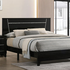 Magdeburg Black Cal.King Bed - Ornate Home