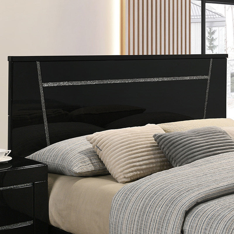 Magdeburg Black Cal.King Bed - Ornate Home