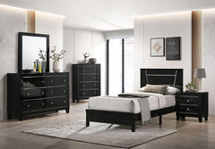 Magdeburg Black Twin Bed - Ornate Home