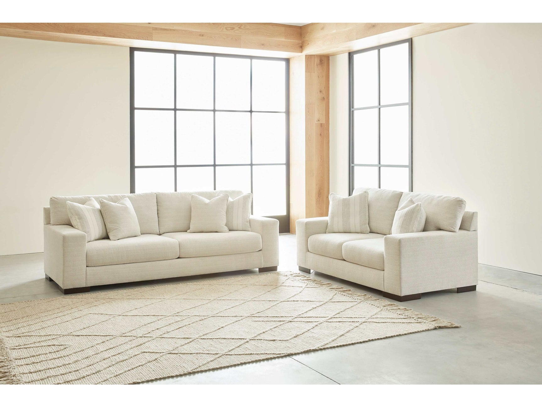 Maggie Birch Living Room Set / 2pc - Ornate Home