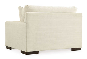 Maggie Birch Oversized Chair & Ottoman Set - Ornate Home