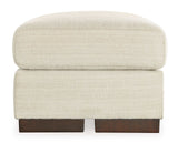 Maggie Birch Oversized Chair & Ottoman Set - Ornate Home