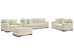 Maggie Birch Sofa, Loveseat, Chair and Ottoman - Ornate Home