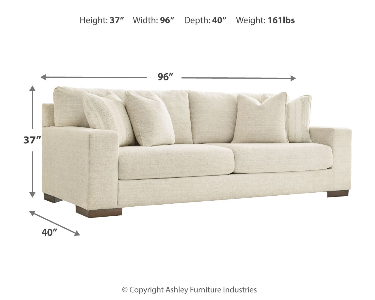 Maggie Birch Sofa and Ottoman (Online Special Price) - Ornate Home