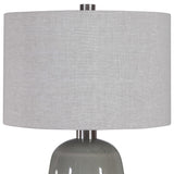 Maggie Brown/Gray Ceramic Table Lamp - Ornate Home