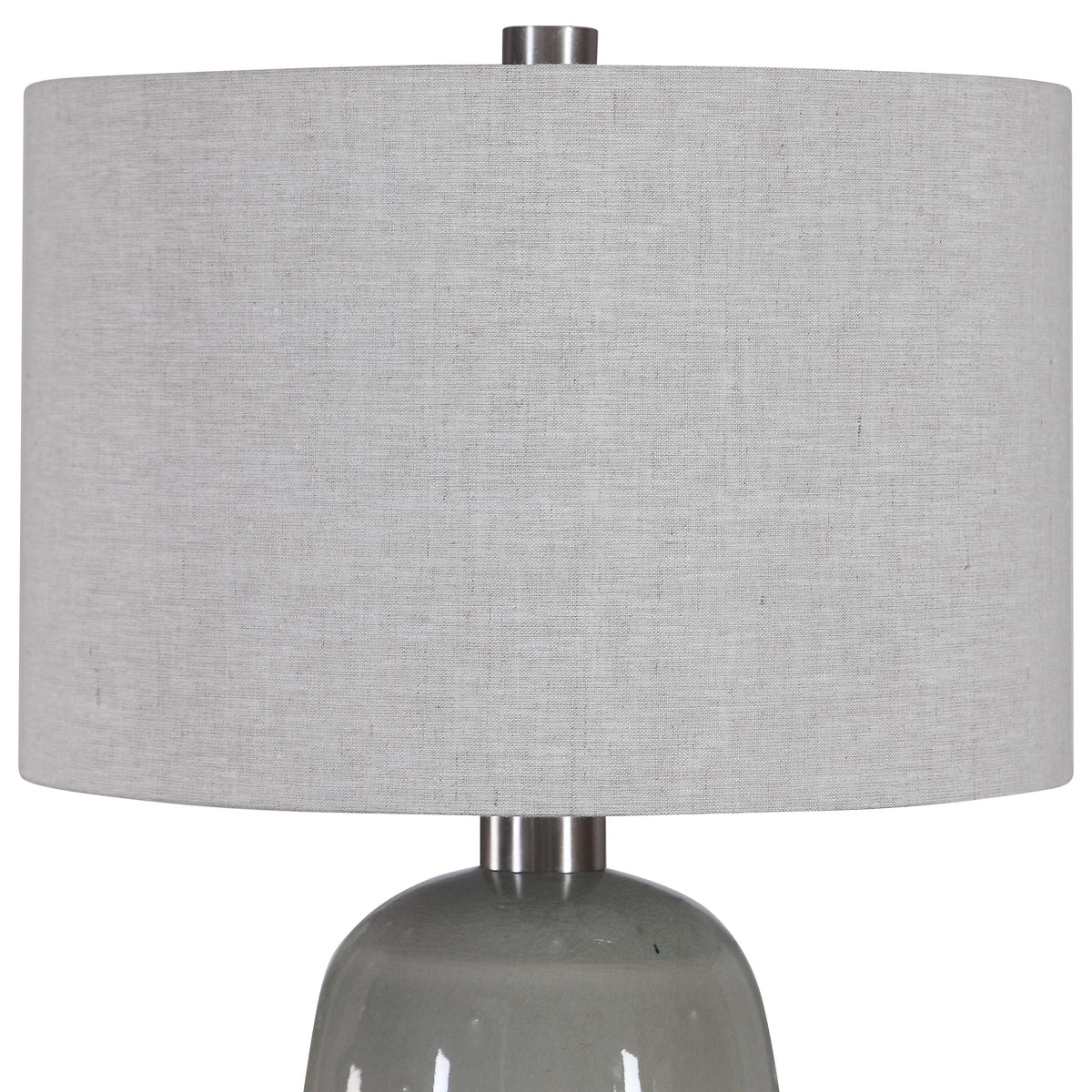Maggie Brown/Gray Ceramic Table Lamp - Ornate Home