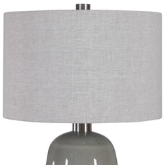 Maggie Brown/Gray Ceramic Table Lamp - Ornate Home
