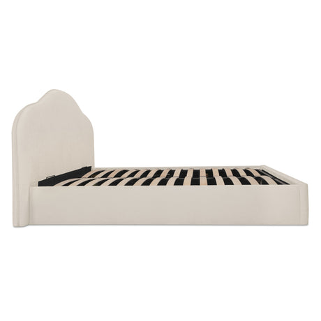 Maggie Cream King Storage Bed - Ornate Home