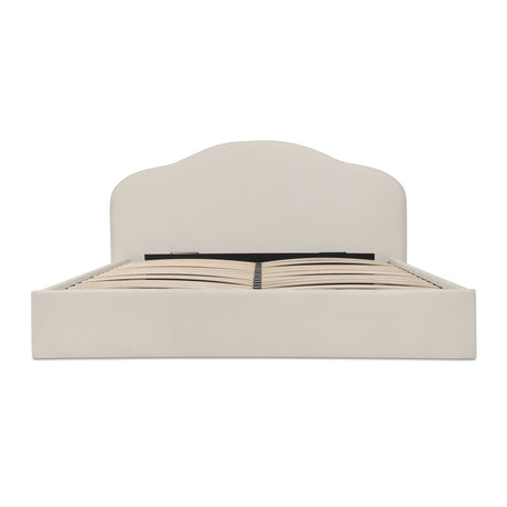 Maggie Cream King Storage Bed - Ornate Home