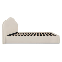 Maggie Cream Queen Storage Bed - Ornate Home