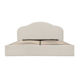 Maggie Cream Queen Storage Bed - Ornate Home