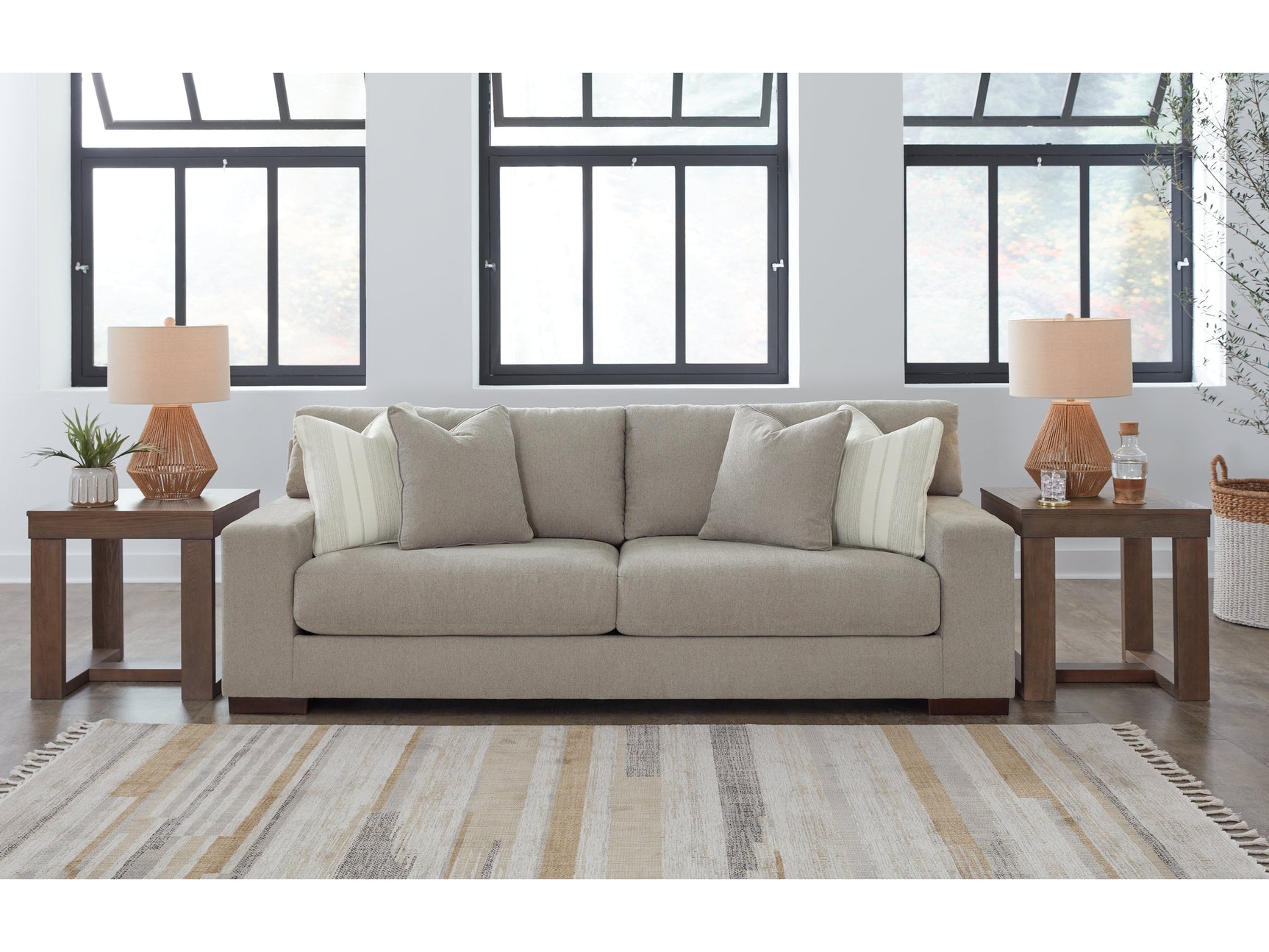 Maggie Flax Sofa (Online Special Price) - Ornate Home