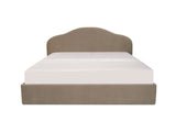 Maggie Taupe Queen Storage Bed - Ornate Home