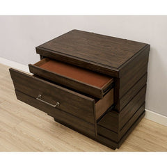 Maggie Walnut Nightstand - Ornate Home
