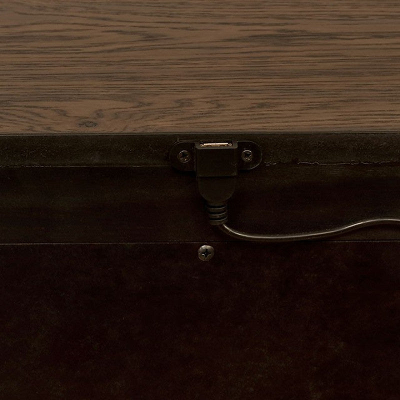Maggie Walnut Nightstand - Ornate Home