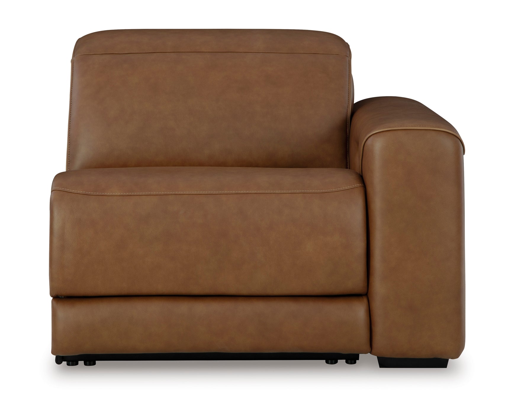 Rally-Up Caramel 5-Piece Dual Power Leather Reclining Modular Sectional - Ornate Home