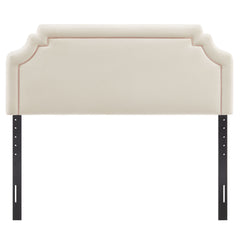 Magnolia Alabaster/Pink Stain-Resistant Performance Velvet Full Size Headboard - Ornate Home