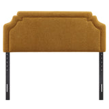 Magnolia Copper Upholstered Fabric King Size Headboard - Ornate Home