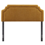 Magnolia Copper Upholstered Fabric Queen Size Headboard - Ornate Home