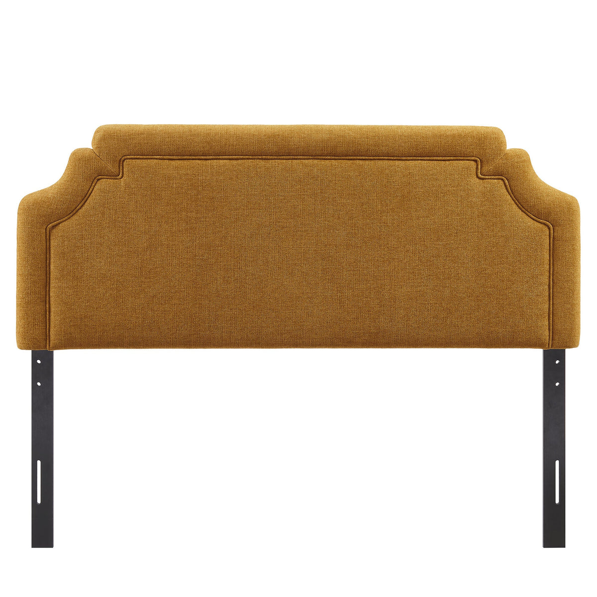 Magnolia Copper Upholstered Fabric Queen Size Headboard - Ornate Home