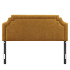 Magnolia Copper Upholstered Fabric Queen Size Headboard - Ornate Home