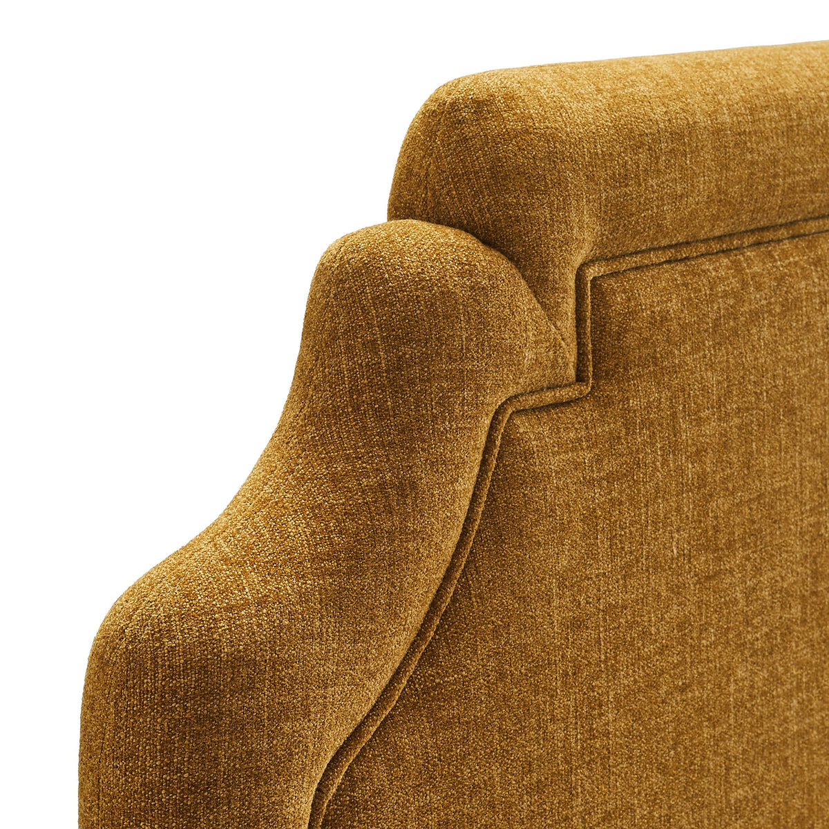 Magnolia Copper Upholstered Fabric Twin Size Headboard - Ornate Home